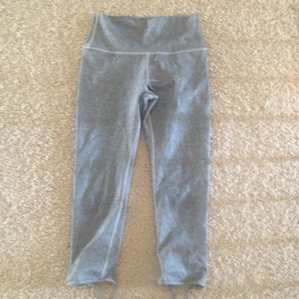 Aerie crop wrap around ankle leggings